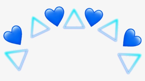 #hearts #neon #light #crown - Heart, HD Png Download, Transparent PNG