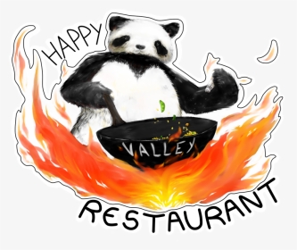 Flaming Chef Panda By Kechuppika On Clipart Library - Chef Panda Png, Transparent Png, Transparent PNG