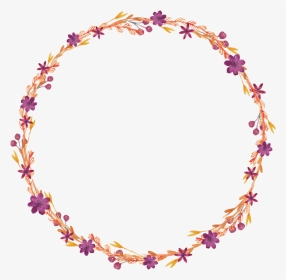 #flowers #vines #leaves #vinesandleaves #wreath #circle - Beaded Chain Anklet, HD Png Download, Transparent PNG