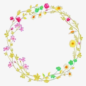 #floralwrap #kpopedits #kpop #kawaii #flowers #circle - Transparent Background Flower Circle, HD Png Download, Transparent PNG