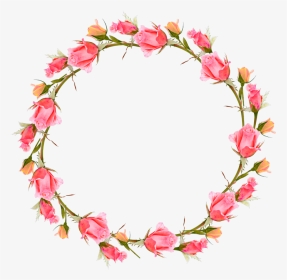 #roses #circle #stickers #garland #floral #wreaths - Transparent Background Flower Wreath, HD Png Download, Transparent PNG