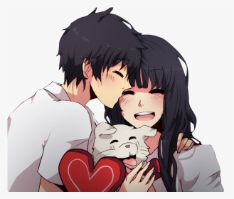 Transparent Anime Love Png - Cute Anime Couples Love, Png Download, Transparent PNG