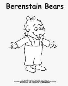 Berenstain Bears Coloring Page, HD Png Download, Transparent PNG