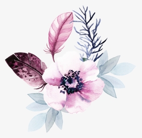 Hand Painted Colorful Cartoon Watercolor Beautiful - Common Peony, HD Png Download, Transparent PNG