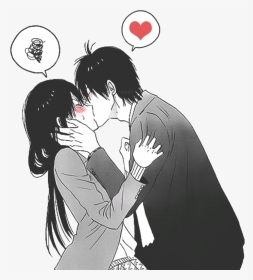 Anime Girl And Boy Kissing - Anime Girl And Boy, HD Png Download ,  Transparent Png Image - PNGitem