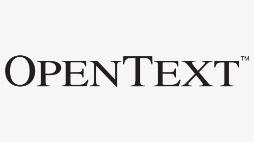 Open Text Logo Png, Transparent Png, Transparent PNG