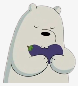 #eggplant #webarebears #icebear - Chúng Tôi Đơn Giản Là Gấu Gấu Trắng, HD Png Download, Transparent PNG