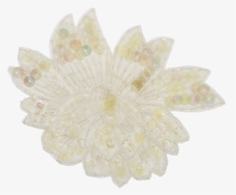 Flower Sequin & Beaded Applique - Artificial Flower, HD Png Download, Transparent PNG
