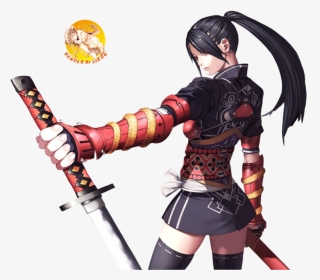 Render Girl By - Anime Ninja Girl, HD Png Download, Transparent PNG