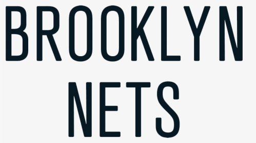Brooklyn Nets Logo Font - Brooklyn Nets Word Logo, HD Png Download, Transparent PNG