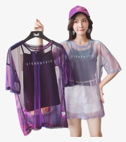 Korean Fashion Oversized Shirt, HD Png Download, Transparent PNG