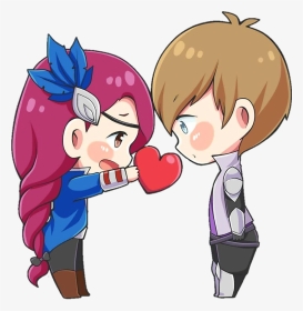 #lesly #gusion #love #cute #chibi #couple #ml #mlbb - Hero Mobile Legends Love, HD Png Download, Transparent PNG