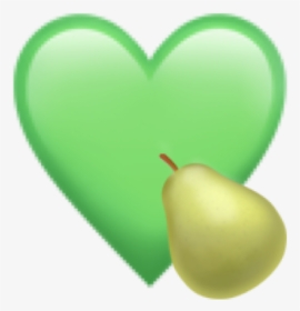 Green Emoji - Heart, HD Png Download, Transparent PNG