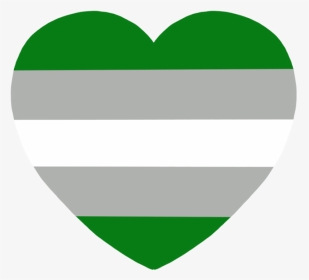 Greyromantic Heart Emoji - Heart, HD Png Download, Transparent PNG