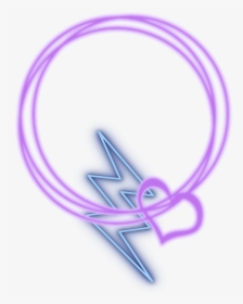 #mq #purple #blue #neon #frame #frames #border #borders - Circle, HD Png Download, Transparent PNG