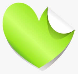 Green Heart Angle Diagram Png Download - Graphic Design, Transparent Png, Transparent PNG