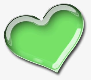 Design Png Download - Apple Green Heart, Transparent Png, Transparent PNG