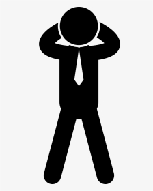 Frontal Standing Business Man Posture - Icon, HD Png Download, Transparent PNG
