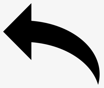 Curved Back Arrow, HD Png Download, Transparent PNG