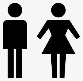 Man Woman - Man And Woman Symbol Png, Transparent Png, Transparent PNG