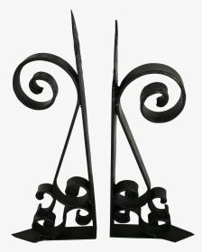 1950s Vintage Scroll Design Cast Iron Corbels- A Pair, HD Png Download, Transparent PNG