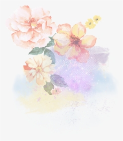 #flower #galaxy #background #remix #vjaii - Flower Watercolor Pattern Png, Transparent Png, Transparent PNG