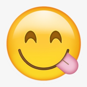#emoji #tongue #smiley #smile - Emoji Icons Transparent Background Emoji Png, Png Download, Transparent PNG