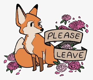 Cute Angry Fox Drawing, HD Png Download, Transparent PNG