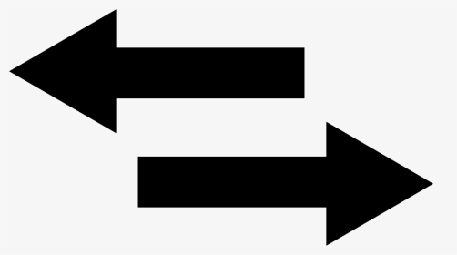 Two Arrows Pointing Right And Left - Two Arrow Icon Png, Transparent Png, Transparent PNG