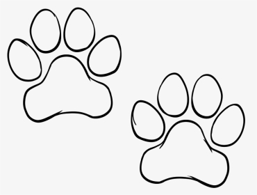 Dog Paws Sketch Black - Line Art, HD Png Download, Transparent PNG