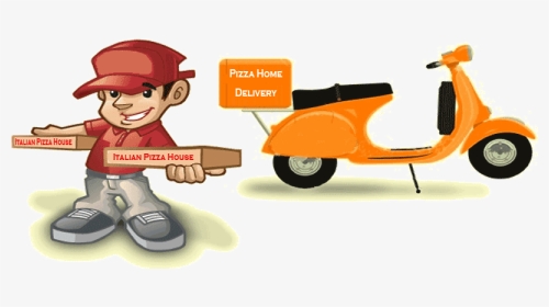Pizza Home Delivery - Home Delivery Images Transparent, HD Png Download, Transparent PNG