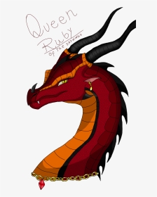 Wings Of Fire Queen Ruby Fanart, HD Png Download, Transparent PNG