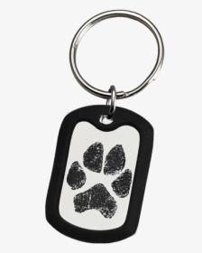 Paw Print On Dog Tags, HD Png Download, Transparent PNG