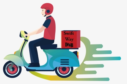 Swift Way Delivery - Courier Png, Transparent Png, Transparent PNG