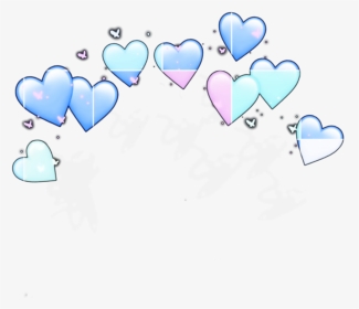 #heart #hearts #crown #heartcrown #blue #blueheart - Heart, HD Png Download, Transparent PNG