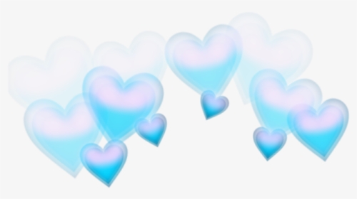 #hearts #heart #blue #pink #crown - Heart, HD Png Download, Transparent PNG