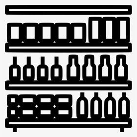 Grocery Store Shelf Icon, Hd Png Download - Grocery Store Shelf Icon, Transparent Png, Transparent PNG