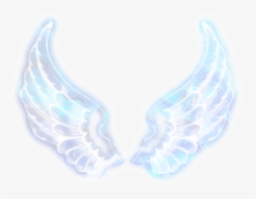 #paint #blue #neon #glowing #bluewings #blue Wings, HD Png Download, Transparent PNG