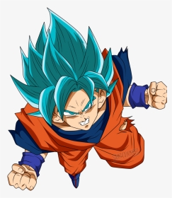 Db Heroes Goku Blue, HD Png Download, Transparent PNG