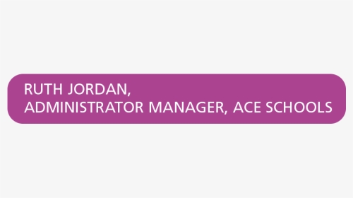 Purple Box With Text Saying Ruth Jordan, Administrator - Lilac, HD Png Download, Transparent PNG