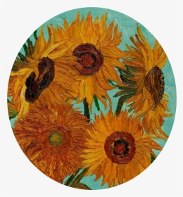 #vangogh #vincentvangogh #lovingvincent #sunflowers - Van Gogh Sunflowers Aesthetic, HD Png Download, Transparent PNG
