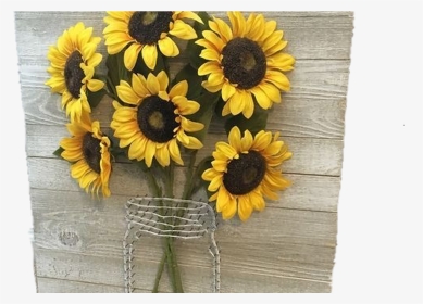 Cuadro Tumblr Random Aesthetic Girasoles - Sunflower Living Room Decor Ideas, HD Png Download, Transparent PNG