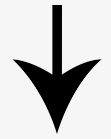 Font Arrow Down - Emblem, HD Png Download, Transparent PNG
