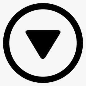 Arrow Down Bold Round - Windows 8 Back Icon, HD Png Download, Transparent PNG