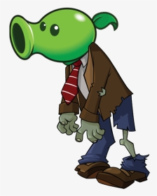 Zombies Wiki - Plants Vs Zombies Peashooter Zombie, HD Png Download, Transparent PNG