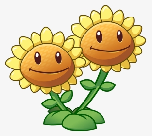 Twin Sunflower - Girasol Plantas Vs Zombies, HD Png Download, Transparent PNG