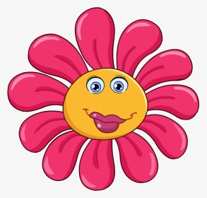 Flowers Emoji - Cartoon Flower, HD Png Download, Transparent PNG