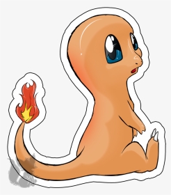 -004 Charmander - Cartoon, HD Png Download, Transparent PNG
