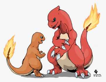 Pokedex Entry Charmeleon By - Charmeleon And Charmander, HD Png Download, Transparent PNG