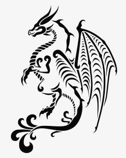 This Free Icons Png Design Of Dragon Tattoo , Png Download - Dragon Tattoo Coloring Pages, Transparent Png, Transparent PNG